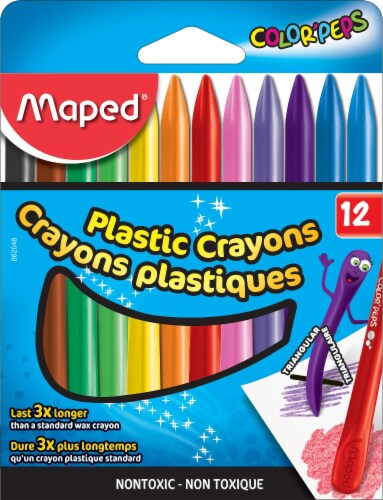 Maped Color'Peps Plasticlean Plastic Crayons Perspective: front