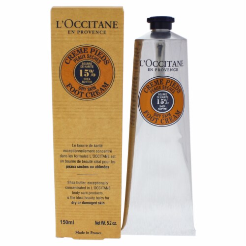 Shea Butter Foot Cream - Dry Skin by Loccitane for Unisex - 5.2 oz Foot Cream Perspective: front