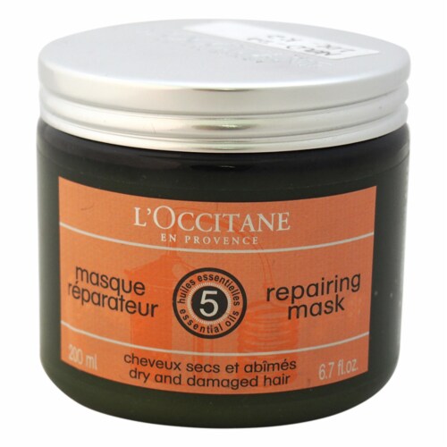 Aromachologie Repairing Mask - Dry and Damaged Hair by LOccitane for Unisex - 6.7 oz Mask Perspective: front
