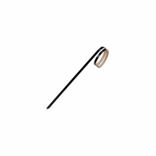 PacknWood 3.94 In. Joyo Rond Black Bamboo Skewer With Side Twist- Pack Of 2000 Perspective: front