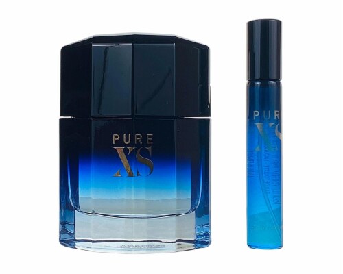 Pure Xs For Men By Paco Rabanne 2 Pc Gift Set (Edt 3.4 Oz + 0.68 Oz), 2 ...