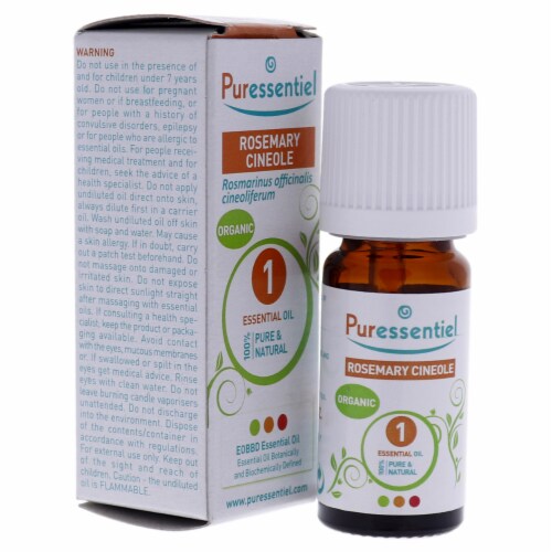 Organic Essential Oil - Rosemary Cineole by Puressentiel for Unisex - 0.3 oz Oil Perspective: front