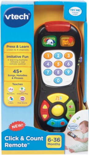 VTech Click & Count Toy Remote Perspective: front
