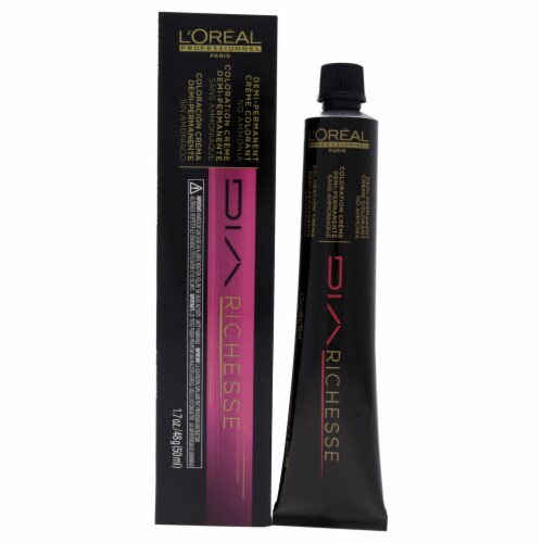 New Pkg LOREAL DIA RICHESSE Demi-Permanent Hair Color Cream (Black Box)  ~1.7 oz.