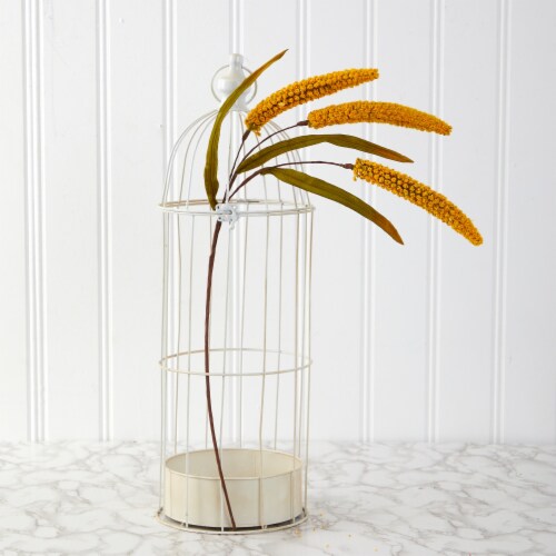 30 inch Sorghum Harvest Artificial Flower (Set of 12) Perspective: front