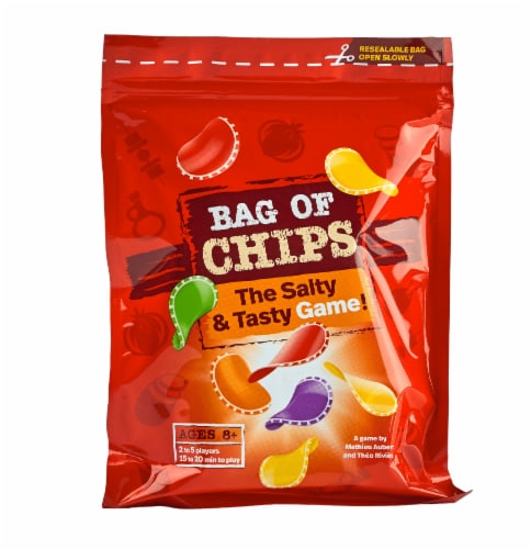Bag of Chips Board Game Perspective: front