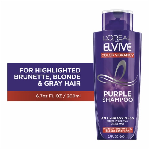 Hotellet mærke navn Frosset L'Oreal Paris Elvive Color Vibrancy Purple Shampoo, 6.7 fl oz - Ralphs