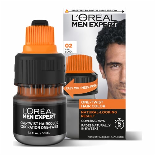 L'Oreal Paris Men Expert 02 Black Hair Color, ct - Ralphs