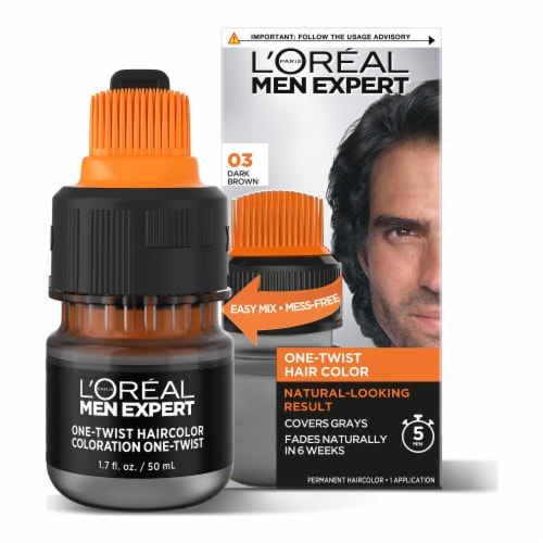 L'Oreal Paris Men Expert 03 Dark Brown Hair Color Perspective: front