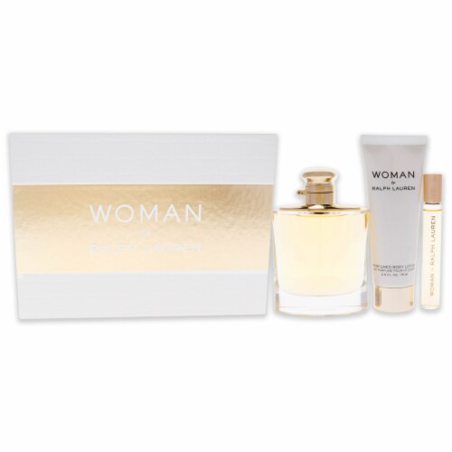 Woman by Ralph Lauren for Women - 3 Pc Gift Set 3.4oz EDP Spray