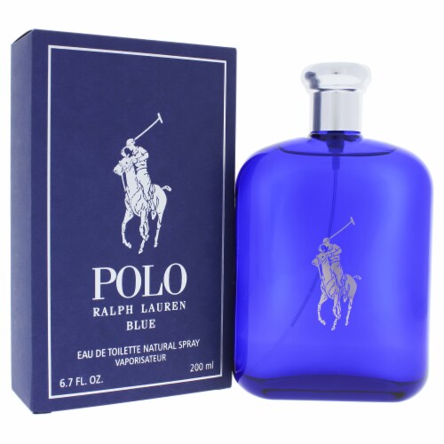 Ralph Lauren Polo Blue Eau de Parfum Men's Spray, 6.7 oz - Macy's