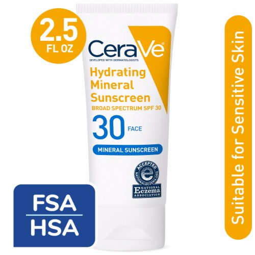 Cerave Hydrating SPF 30 Face Sunscreen Perspective: front