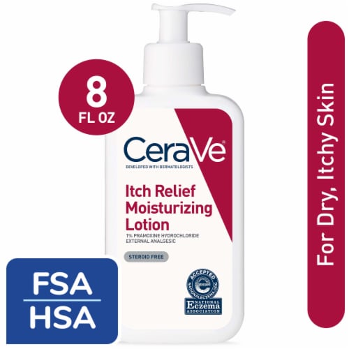 CeraVe Itch Relief Face and Body Moisturizing Lotion Perspective: front