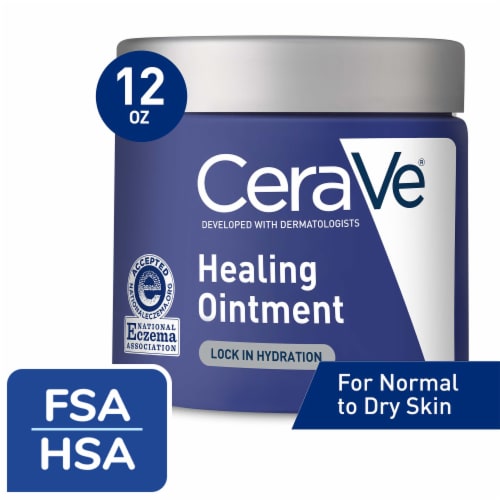CeraVe Petrolatum Skin Protectant Healing Ointment Perspective: front