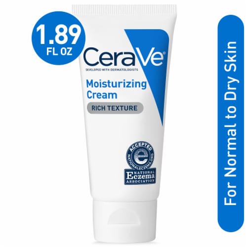 CeraVe Moisturizing Face and Body Cream with Ceramides, 1.89 oz 