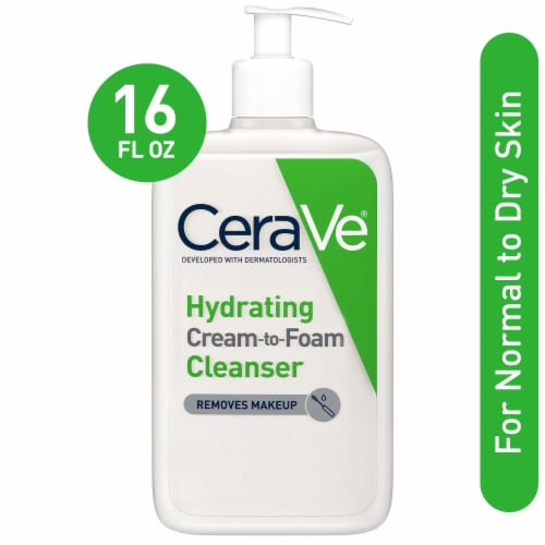 CeraVe Hydrating Facial Cleanser | Moisturizing Non-Foaming Face Wash with  Hyaluronic Acid, Ceramides and Glycerin | Fragrance Free Paraben Free | 16