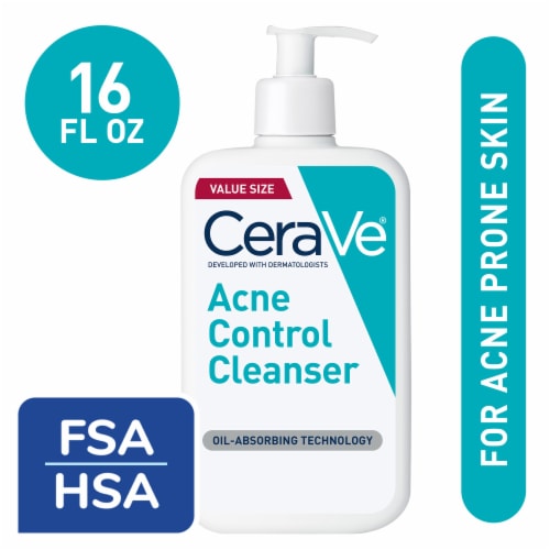 Acne Control Cleanser 2% Salicylic Acid Facial Cleansing Acne Treatment, 16  fl oz - Fry's Food Stores