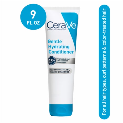 CeraVe Hydrating Anti-Dandruff Conditioner, Fragrance Paraben & Sulfate Free For All Hair Types Perspective: front
