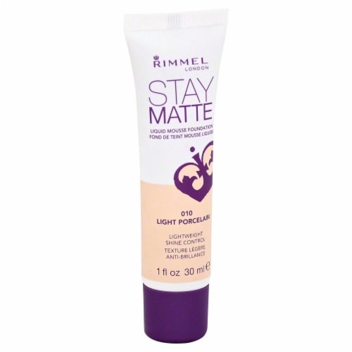 Rimmel Stay Matte Foundation Light Porcelain Perspective: front