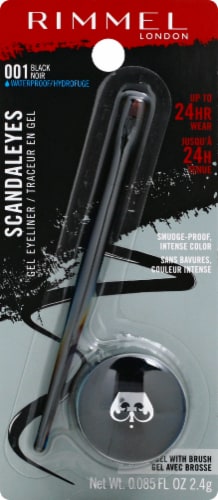 Rimmel Scandaleyes Waterproof Gel Eyeliner 001 Black Perspective: front