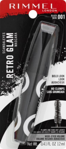 Rimmel Scandaleyes Retro Glam 001 Black Mascara Perspective: front