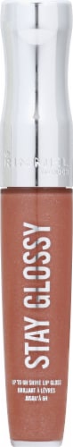 Rimmel Stay Glossy Lip Gloss - 130 Blushing Belgraves Perspective: front