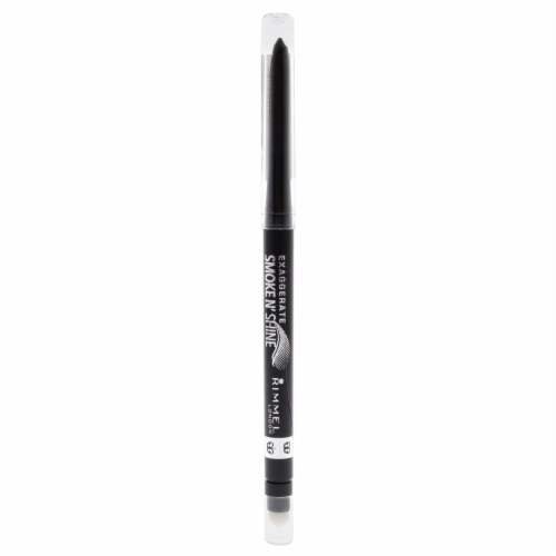 Exaggerate Smoke N Shine Gel Eyeliner- 001 Little Black Smokey by Rimmel London - 0.009 oz Perspective: front