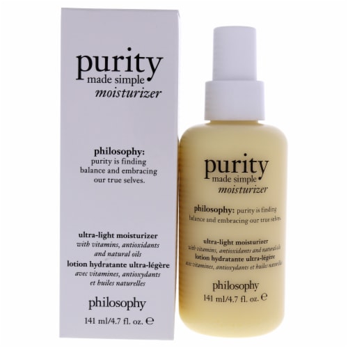 Purity Made Simple Ultra Light Moisturizer by Philosophy for Women - 4.7 oz Moisturizer Perspective: front