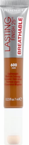 Rimmel Lasting Finish 25hr Breathable 600 Dark Concealer Perspective: front