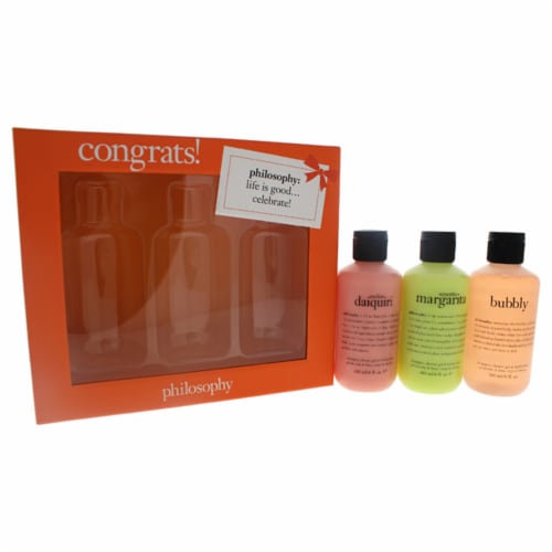 Philosophy Congrats! Shampoo Shower Gel & Bubble Bath Gift Set Perspective: front