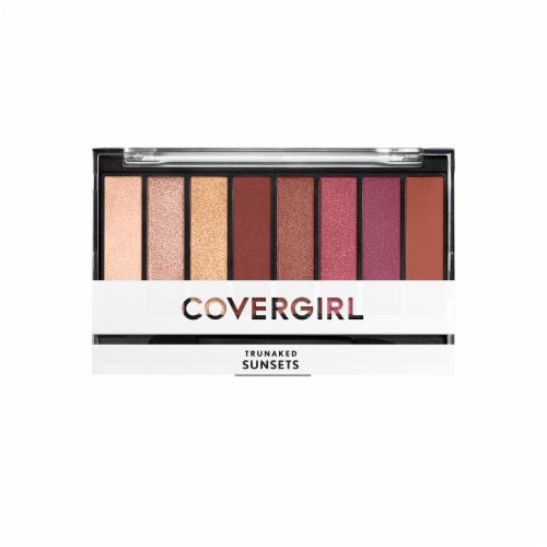 CoverGirl TruNaked Sunsets Eyeshadow Palette Perspective: front