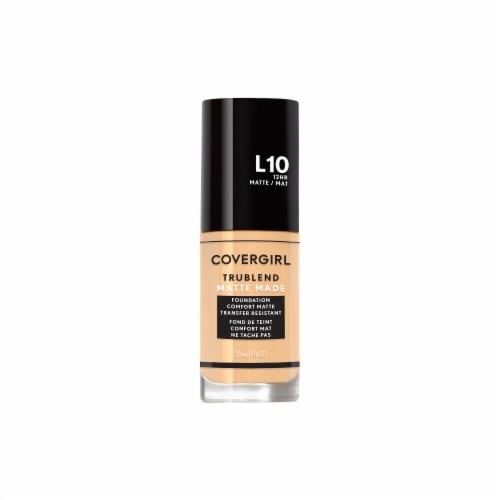 CoverGirl TruBlend Matte Made L10 Liquid Foundation Perspective: front