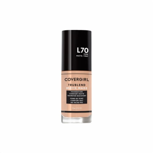 CoverGirl TruBlend Matte Made L70 Natural Ivory Liquid Foundation Perspective: front