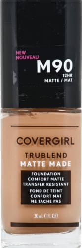 CoverGirl M90 Perfect Beige Trublend Matte Made Foundation Perspective: front
