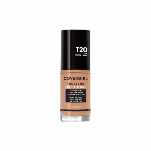 CoverGirl TruBlend Matte Made T20 Soft Honey Liquid Foundation Perspective: front