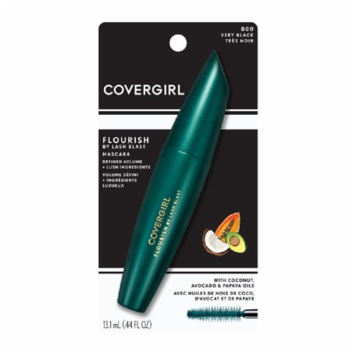 CoverGirl 800 Very Black Flourish by Lash Blast Mascara Perspective: front