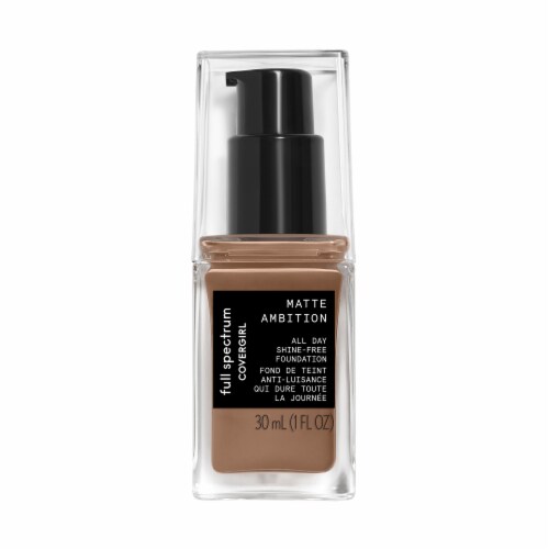 CoverGirl Full Spectrum Matte Ambition Gold 2 All Day Matte Liquid Foundation Perspective: front