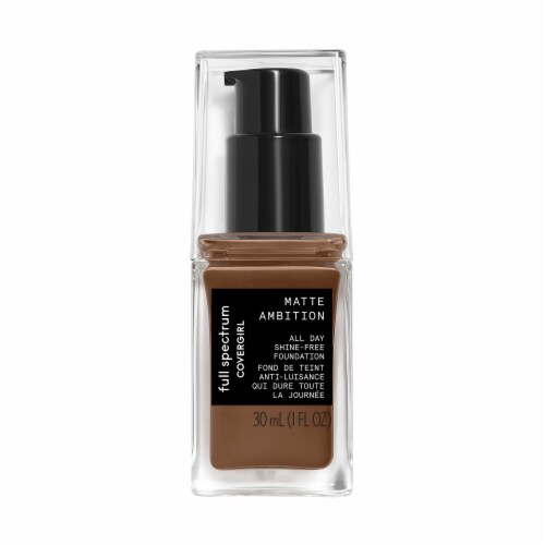 CoverGirl Full Spectrum Matte Ambition Neutral All Day Matte Liquid Foundation Perspective: front