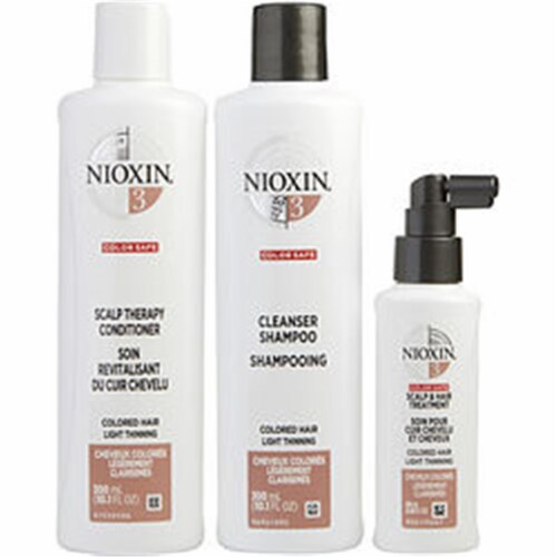 Nioxin Natural Hair Shampoo Conditioner & Hair Treatment Set Perspective: front