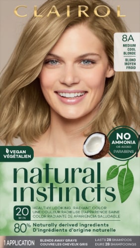 Clairol Natural Instincts 8A Medium Cool Blonde Hair Color, 1 ct - Dillons  Food Stores
