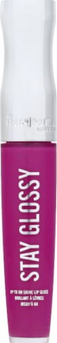 Rimmel Stay Glossy 155 Purple Parlour Lip Gloss Perspective: front