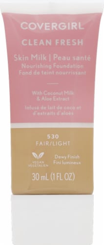 CoverGirl Clean Fresh Skin Milk 530 Fair/Light Nourishing Foundation Perspective: front