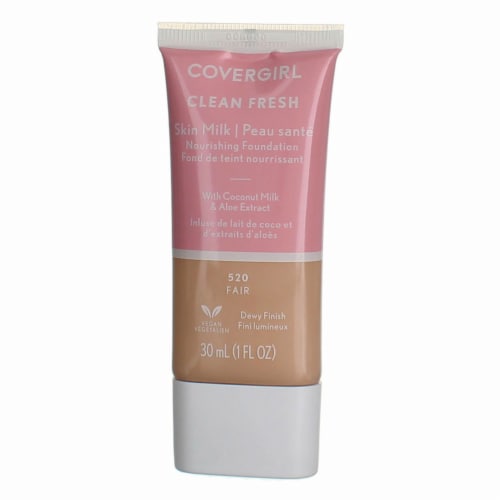 CoverGirl Clean Fresh Skin Milk 520 Fair Nourishing Foundation Perspective: front