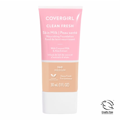 CoverGirl® Clean Fresh Skin Milk Foundation Dewy Finish 560 Medium Perspective: front