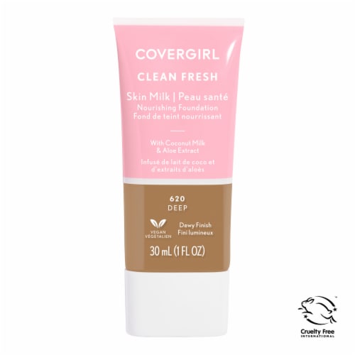 CoverGirl® Clean Fresh 620 Deep Skin Milk Nourishing Foundation Perspective: front