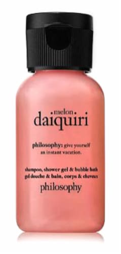 Philosophy Melon Daiquiri Mini Shampoo Shower Gel & Bubble Bath Perspective: front