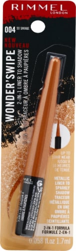 Rimmel Wonder'Swipe 004 So Savage 2-in-1 Liner to Shadow Perspective: front