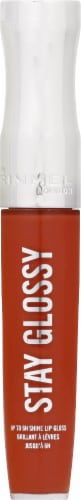 Rimmel London Stay Glossy Lip Gloss 135 Sippin Perspective: front