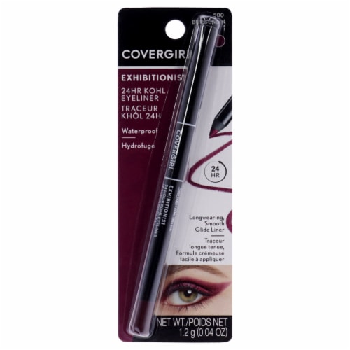 CoverGirl Exhibitionist 24 Hour 500 Burgundy Kohl Eyeliner Perspective: front