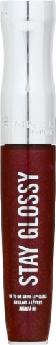 Rimmel London Stay Glossy 490 Grind Time Lip Gloss Perspective: front